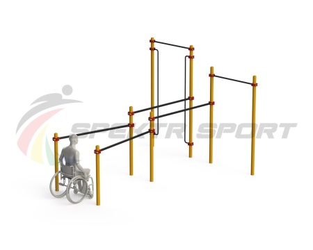 Купить Спортивный комплекс для инвалидов-колясочников WRK-D19_76mm в Нефтекумске 