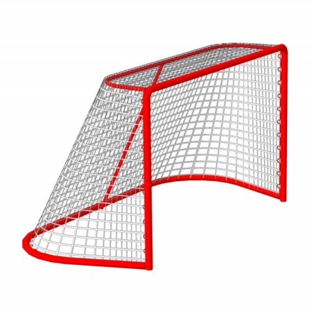 Купить Сетка хоккейная на ворота 1,22мх1,83мх0,5мх1,15м, нить 3,5 мм, узловая в Нефтекумске 