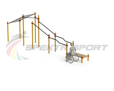 Купить Спортивный комплекс для инвалидов-колясочников WRK-D22_76mm в Нефтекумске 
