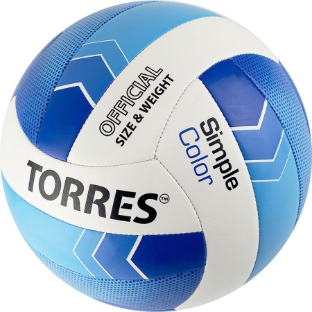 Купить Мяч волейбольный Torres Simple Color любительский р.5 в Нефтекумске 